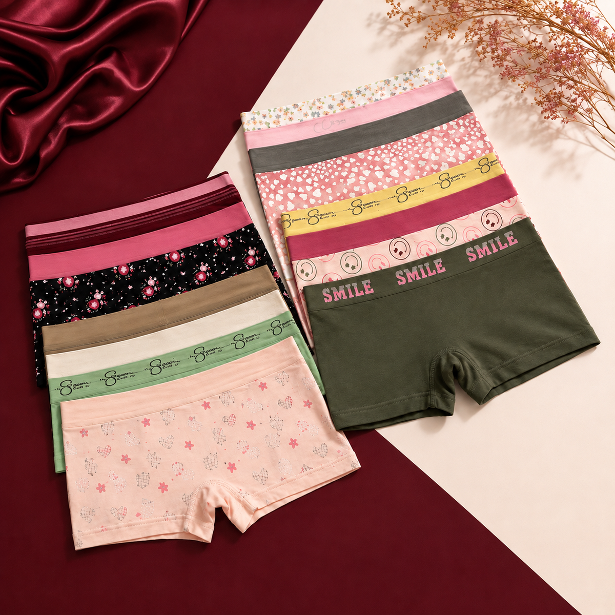 Girls Printed Comfort Underwear