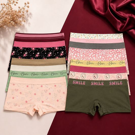 Girls Printed Comfort Underwear