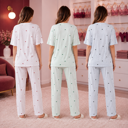 Bow Print 2pc