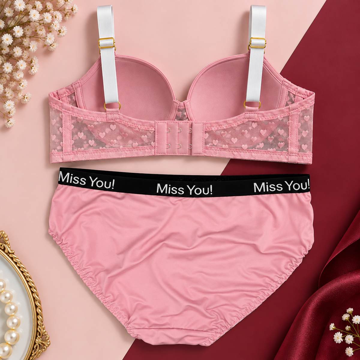 Secret Heart Lace 2pc